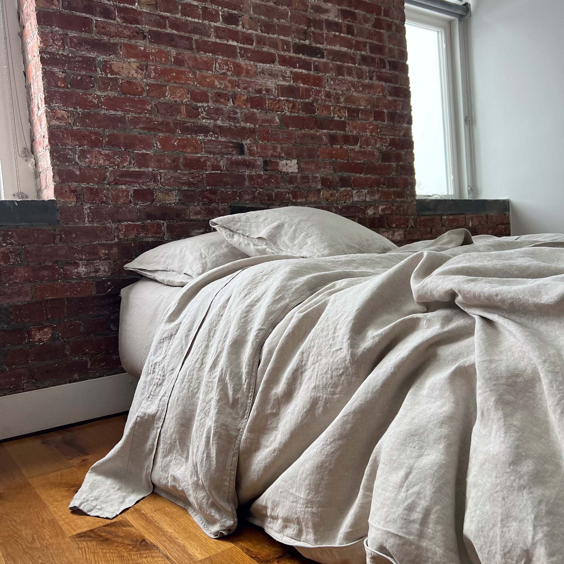 Soho Linen-Cotton Duvet Cover Set | Oatmeal