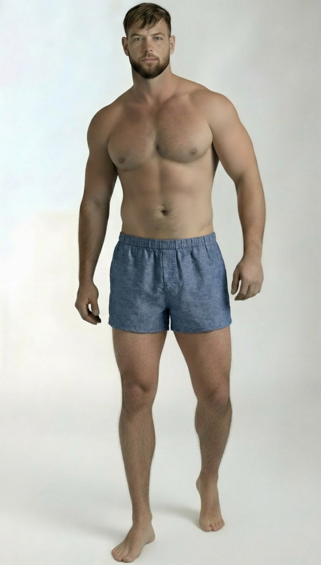 Indigo Boxer Shorts