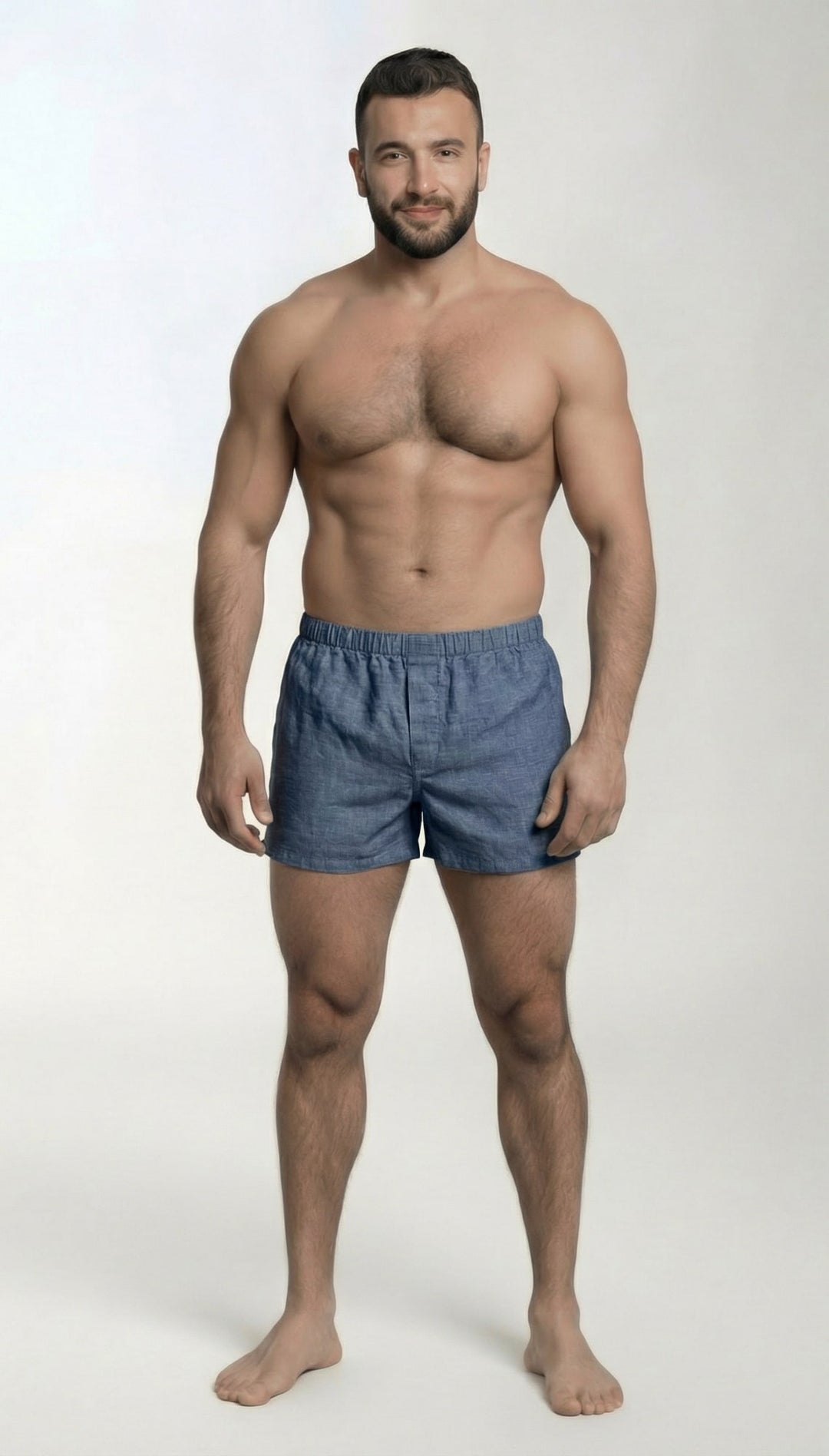 Indigo Boxer Shorts