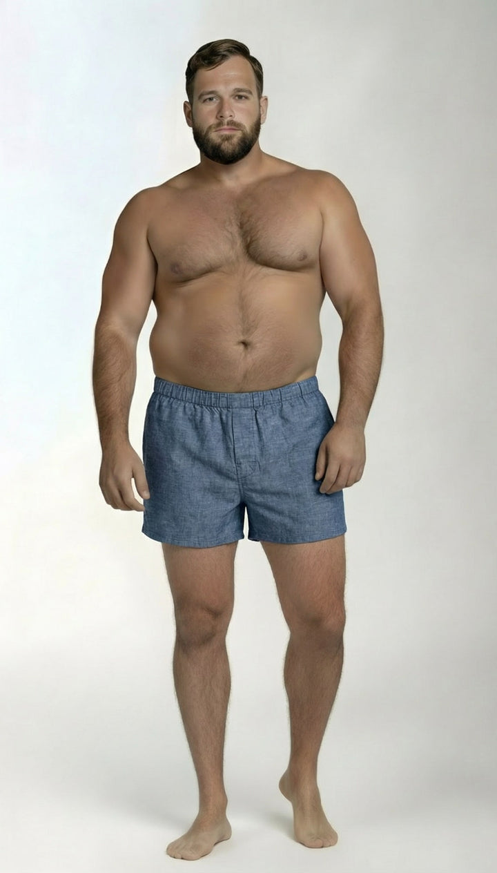 Indigo Boxer Shorts