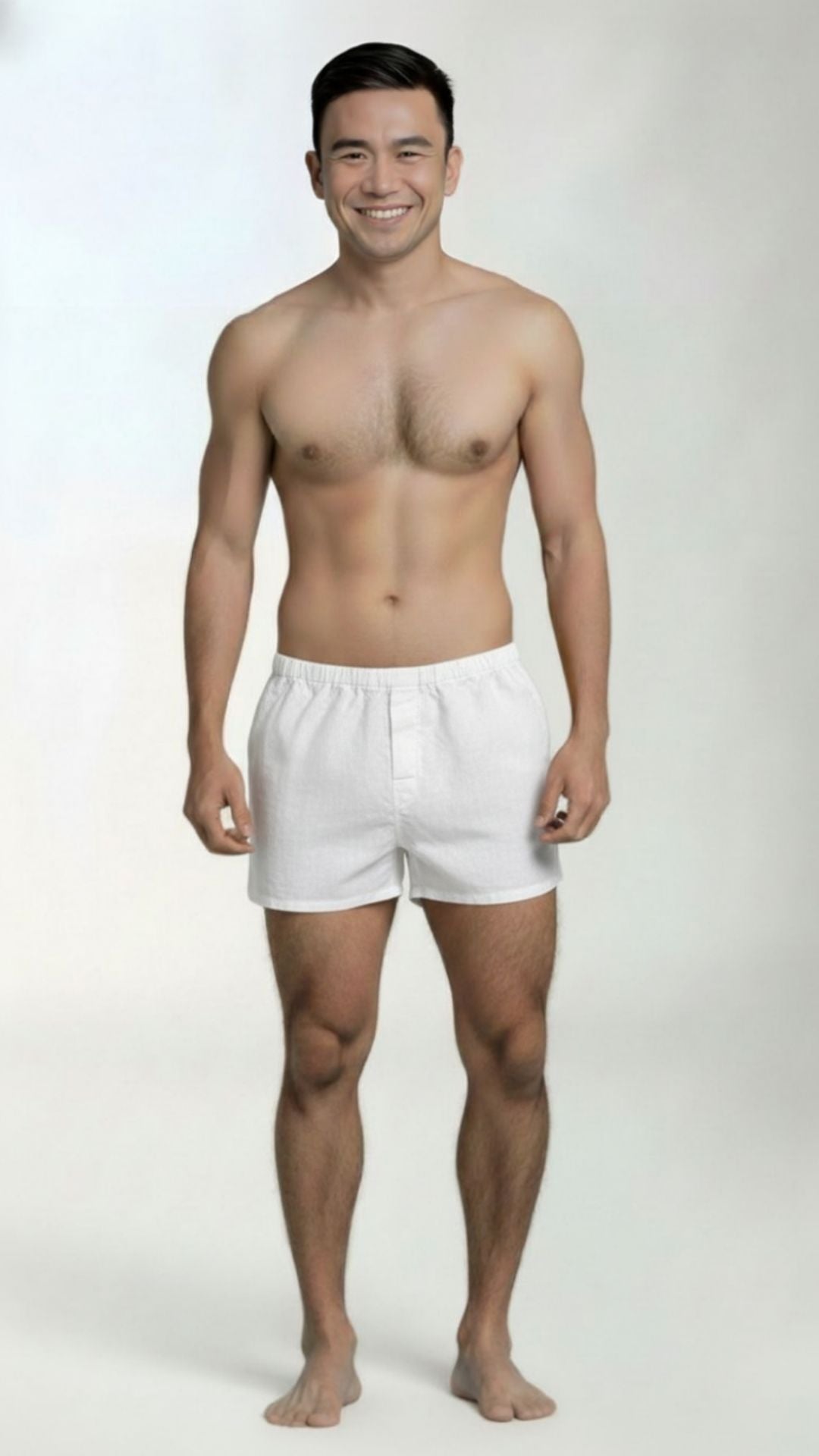 White Boxer Shorts