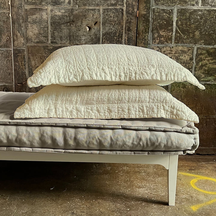 Ivory Linen Pillowcase