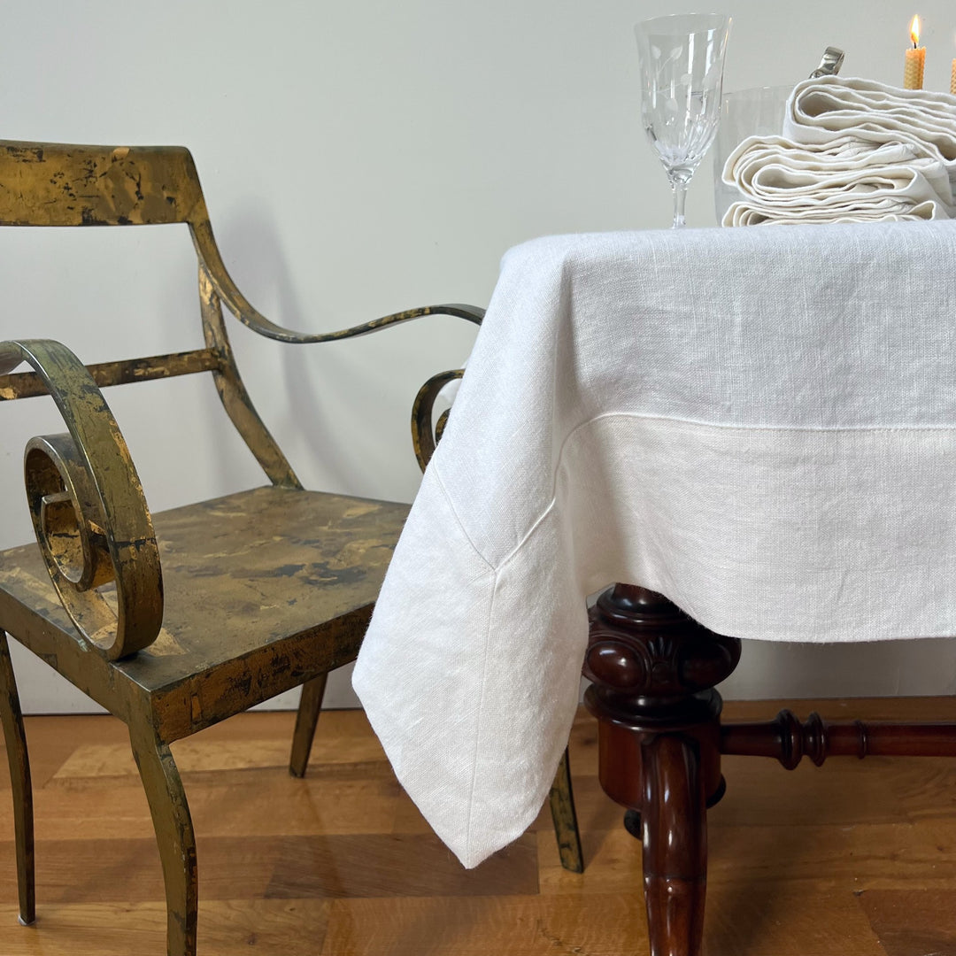 Heavy Linen Tablecloth