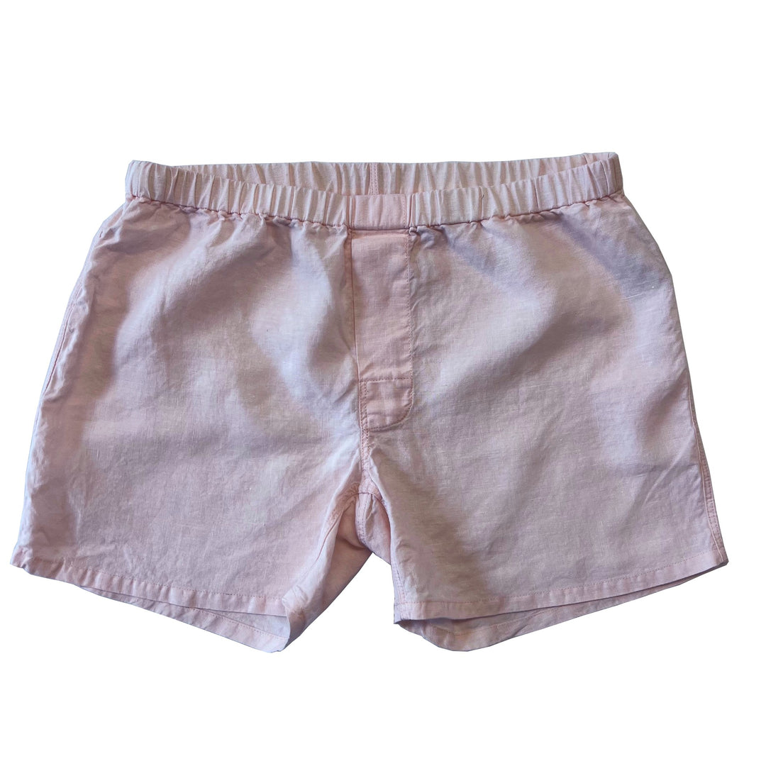 Pack of 5Pcs Men's Boxer Shorts 100% Linen Organic Eco Friendly Underwear  Trunks