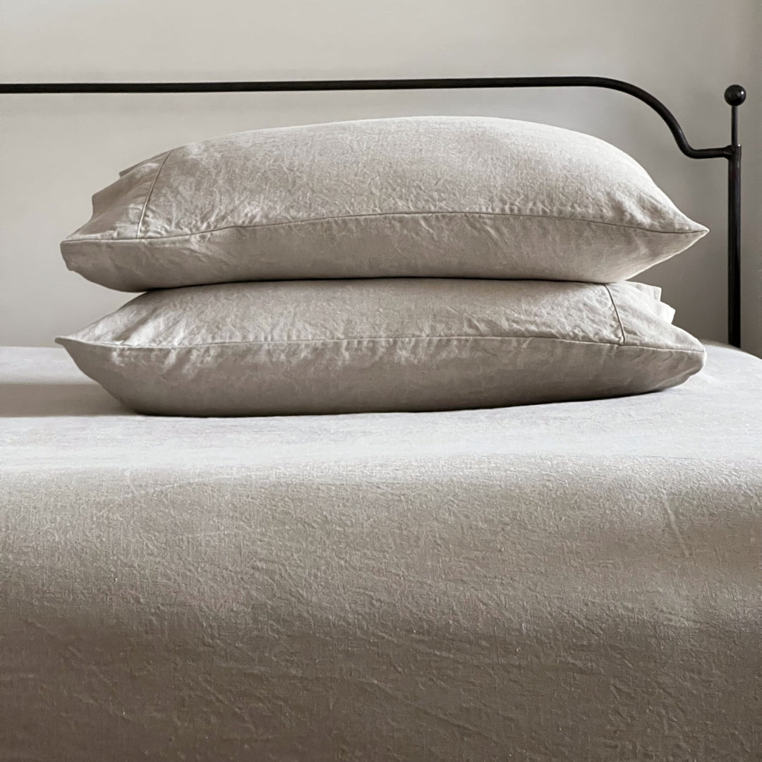 Eco Natural 100% linen pillowcases