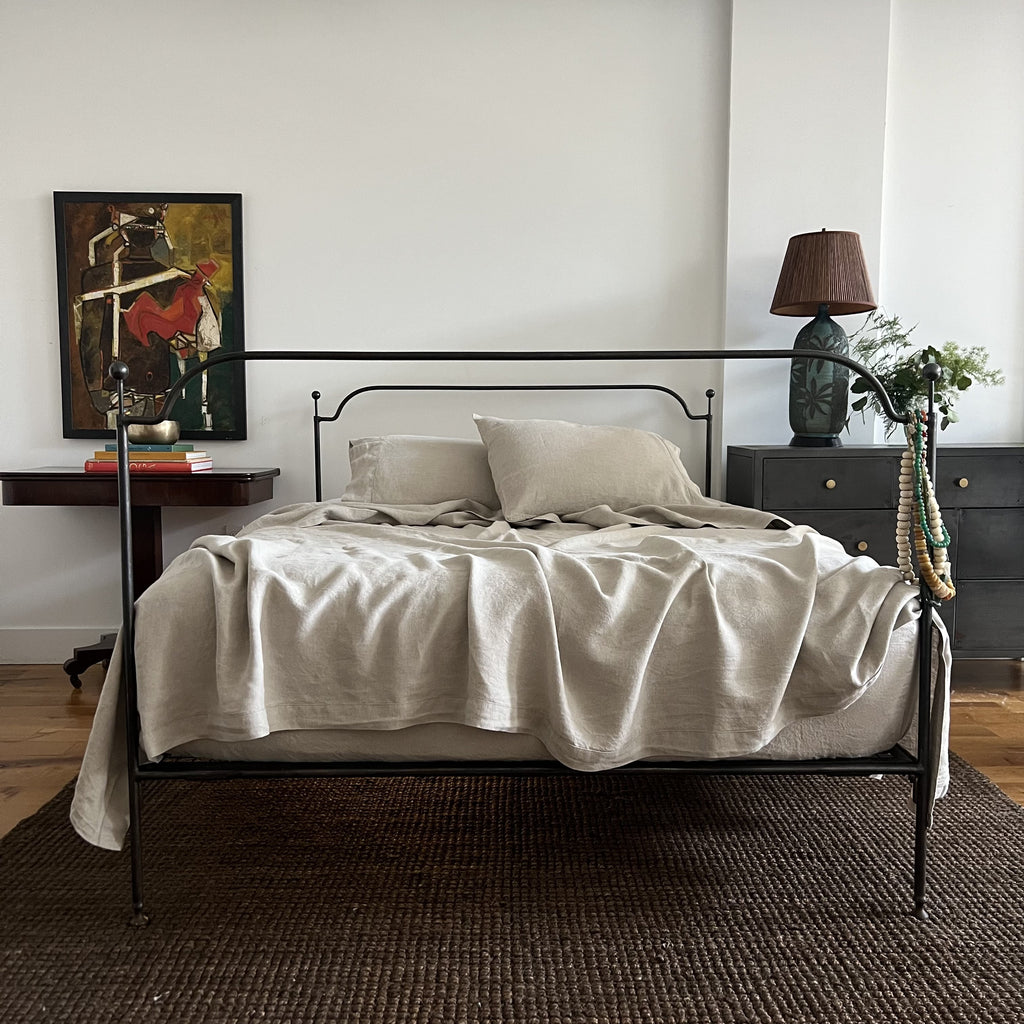 Eco Natural Belgian Eco Linen Sheet Set