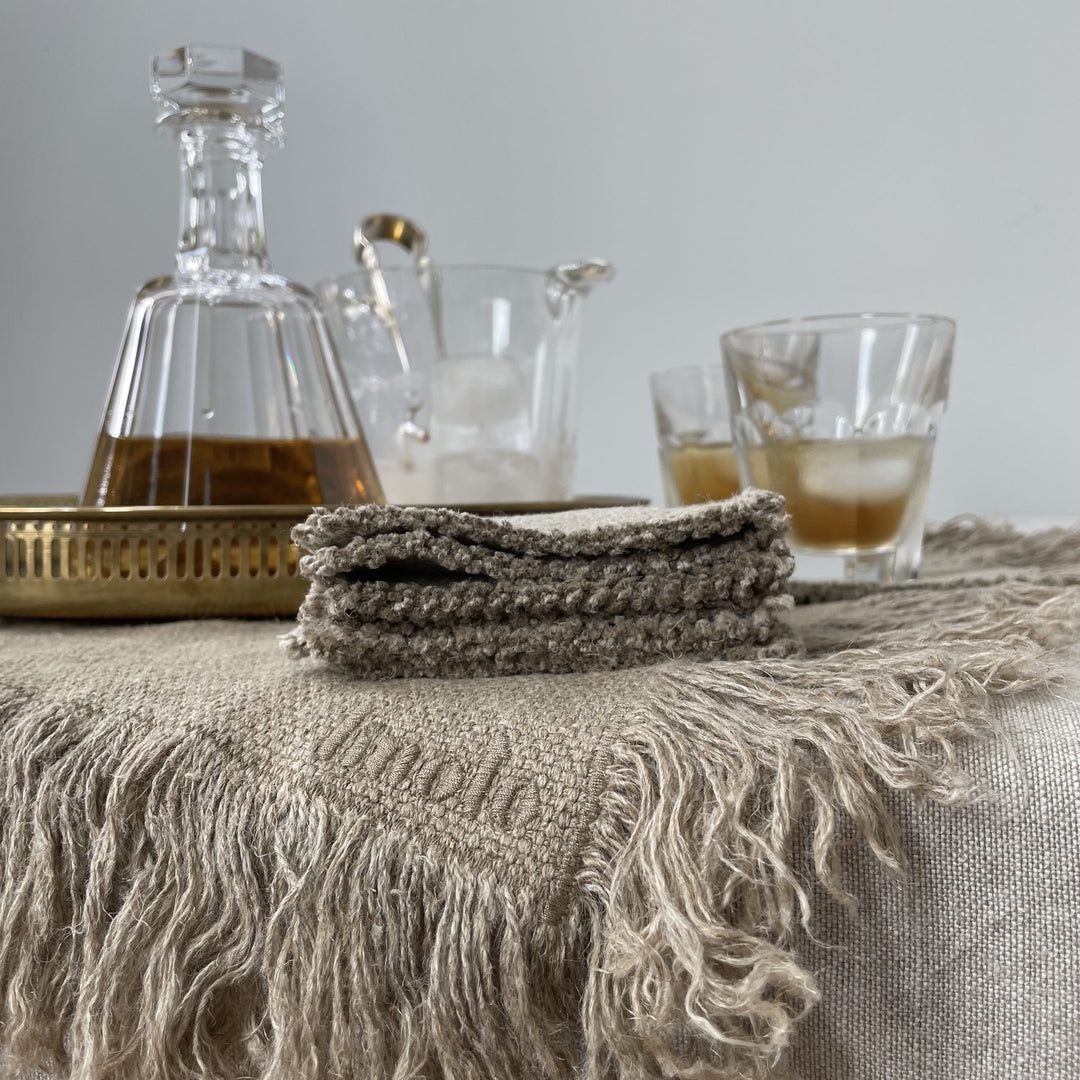 Sale Linen Coaster Set $18.00