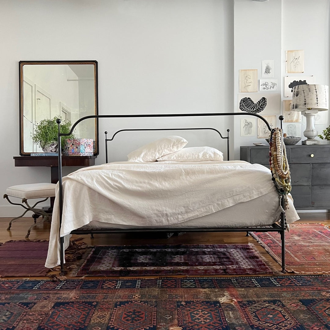 Ivory Linen Sheet Set from $600.00