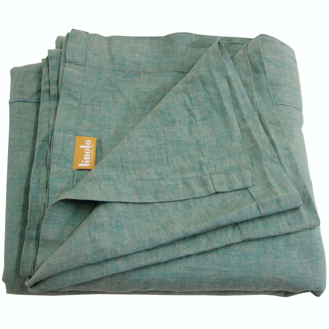 Sage 100% linen Flat sheet