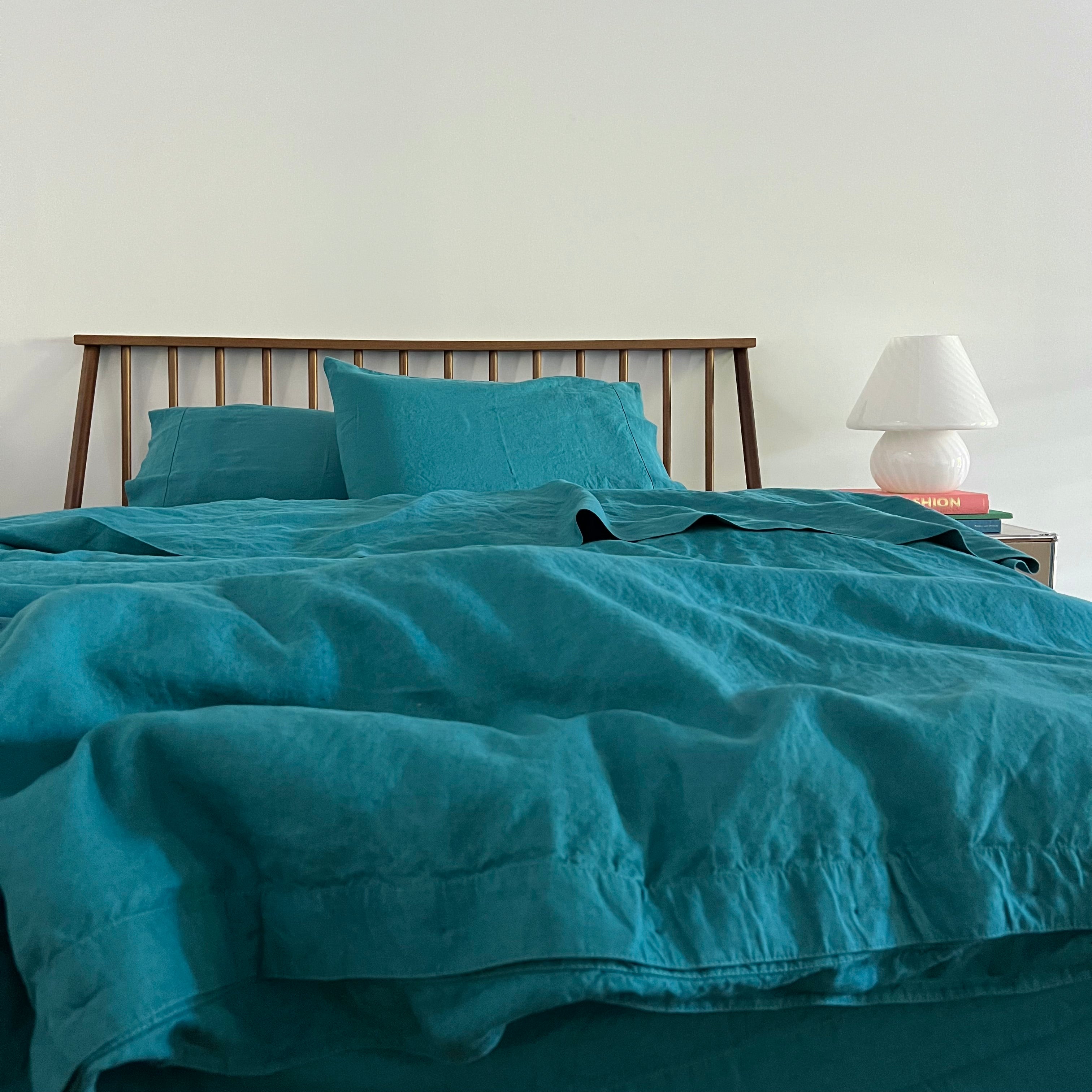 Full Size Teal Duvet Cover 76